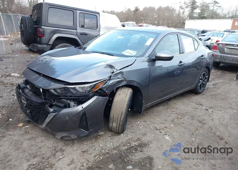 2025 Nissan Sentra Sv из США, поврежденный, VIN 3N1AB8CV2SY218845